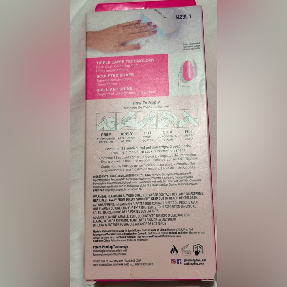 Dashing Diva lot of 3 - Picture 2 of 2